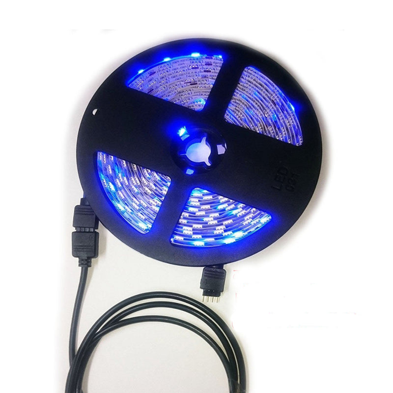2 Way LED RGB Splitter Cable - iCreating 4PCS Black 5050 4 Pin RGB LED Strip Light Connector Splitter Y Wire with 12 PCS 4 Pin Male Connector for RGB 5050 3528 LED Light Strips