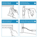 UV Black Light LED Strip - Battery Operated USB UV Light Strip Kit with 6.6FT 2M SMD 3528 IP65 Waterproof Super Bright UV LED Strip Lights USB, Battery Case by iCreating 2020 New Design