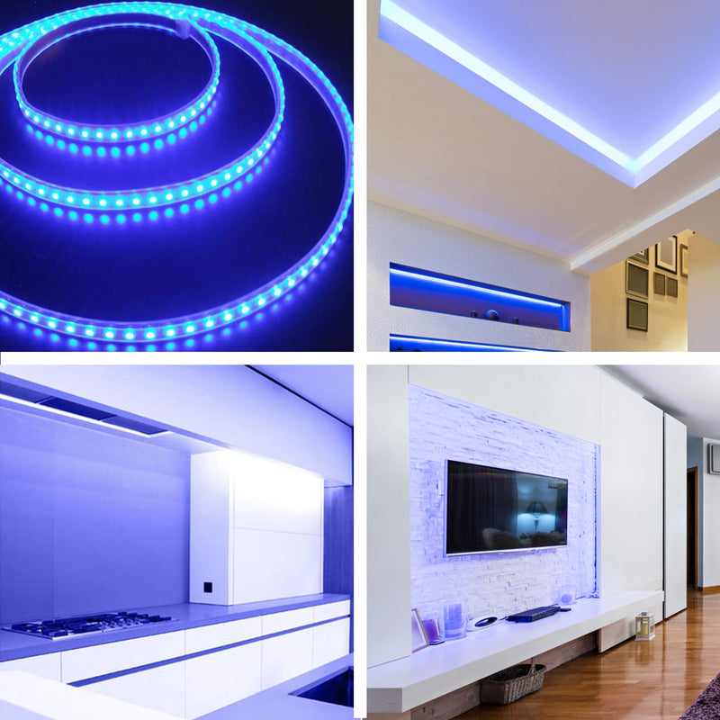 UV Black Light LED Strip - Battery Operated USB UV Light Strip Kit with 6.6FT 2M SMD 3528 IP65 Waterproof Super Bright UV LED Strip Lights USB, Battery Case by iCreating 2020 New Design