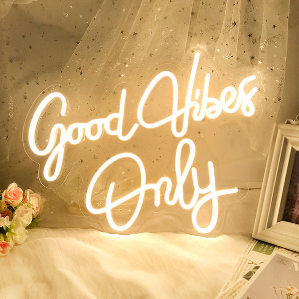 Good Vibes Only Neon Sign