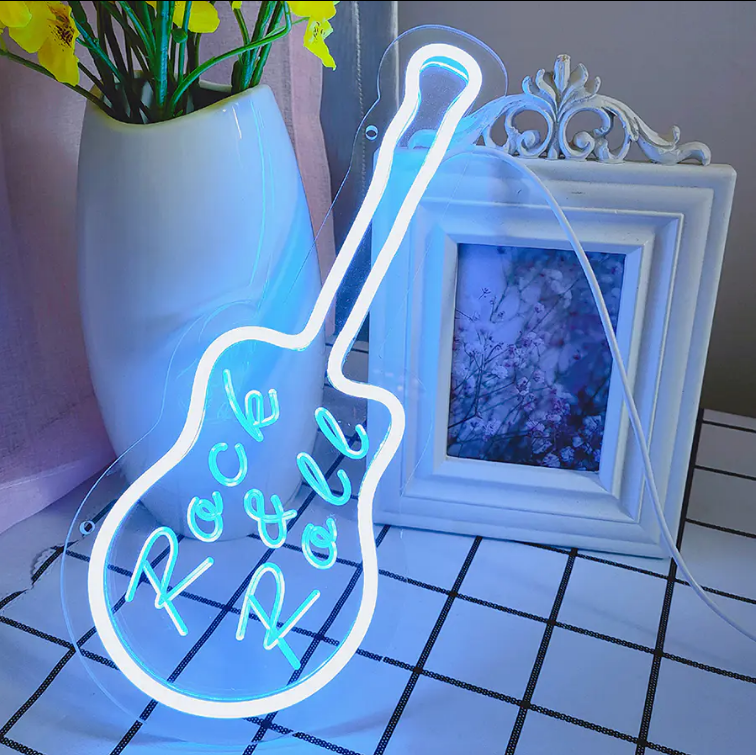 Guitar Neon Sign