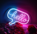 Hello Neon Sign