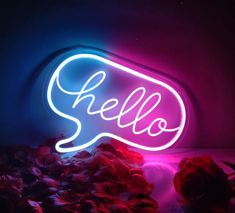 Hello Longsight Led Sign Hello Neon Sign