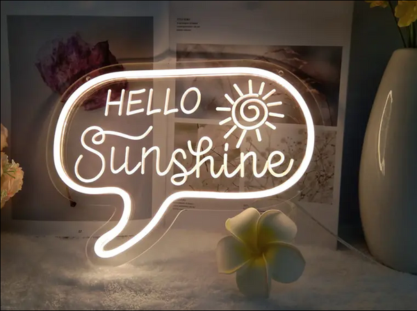 Hello Sunshine Neon Sign