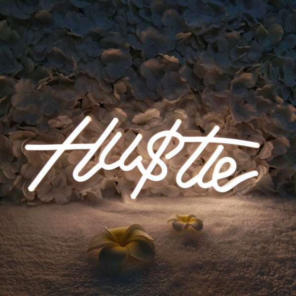 Hustle Neon Sign