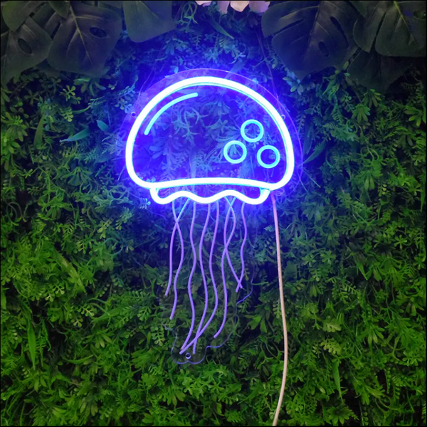 Jellyfish Neon Sign