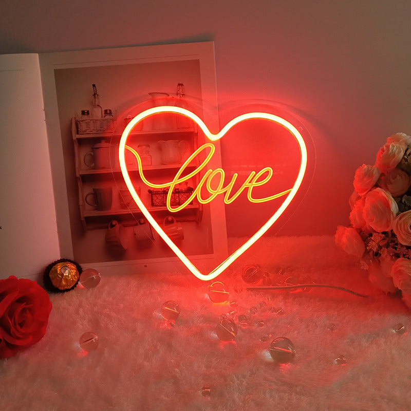 Love Pink Neon Sign