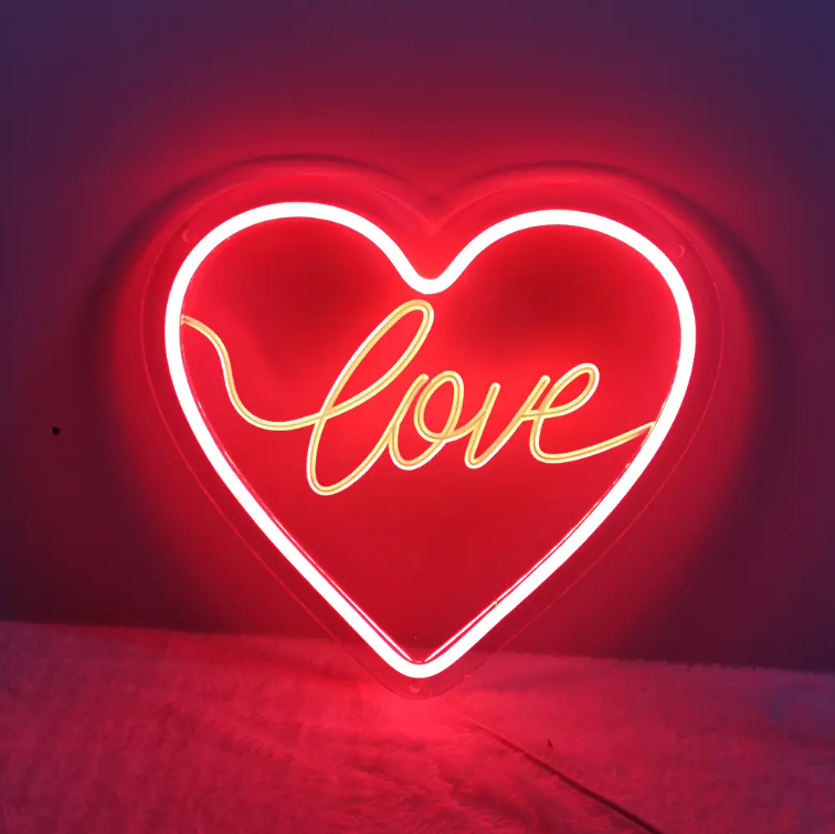 Love Pink Neon Sign