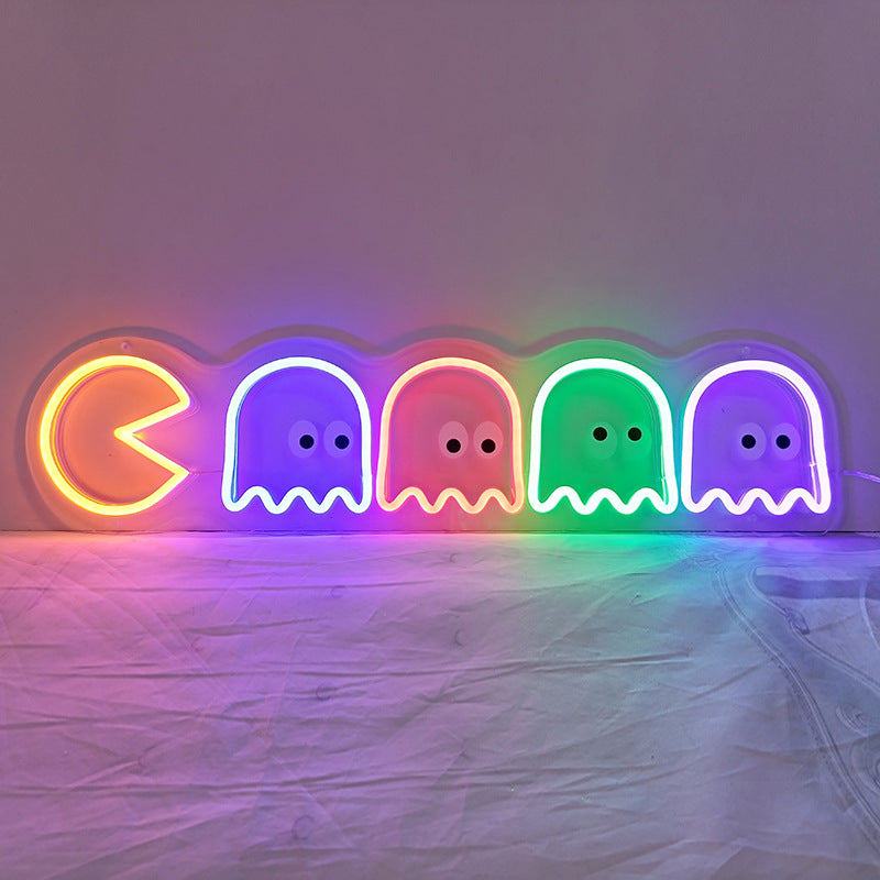 Pac Man Neon Sign