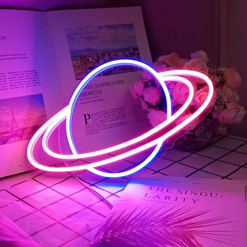 Planet Neon Sign