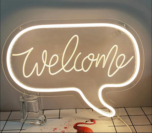 Welcome Neon Sign